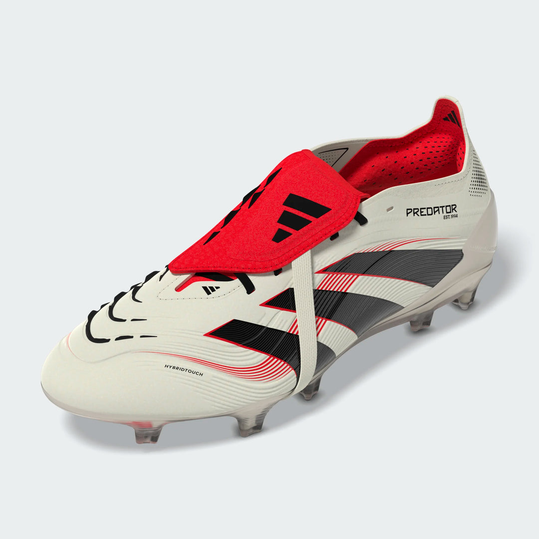 adidas Predator Elite FT FG Boots- White/ Black