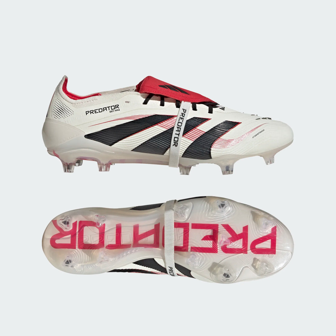 adidas Predator Elite FT FG Boots- White/ Black