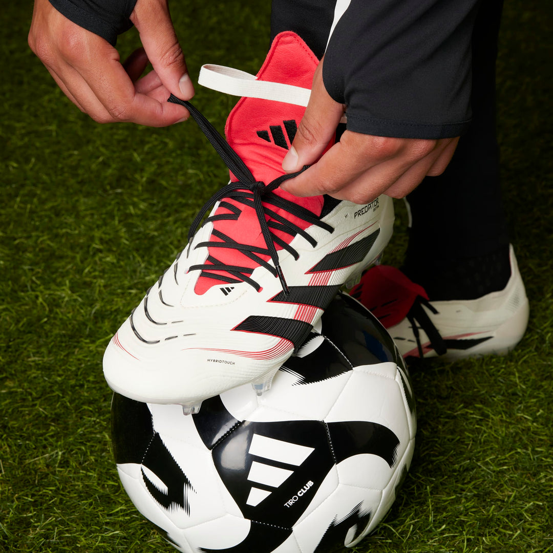 adidas Predator Elite FT FG Boots- White/ Black