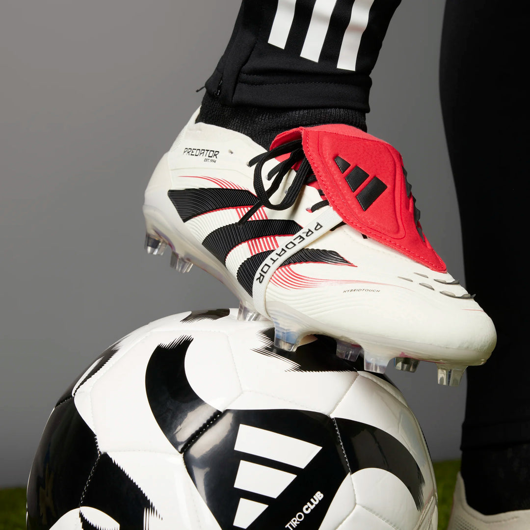 adidas Predator Elite FT FG Boots- White/ Black