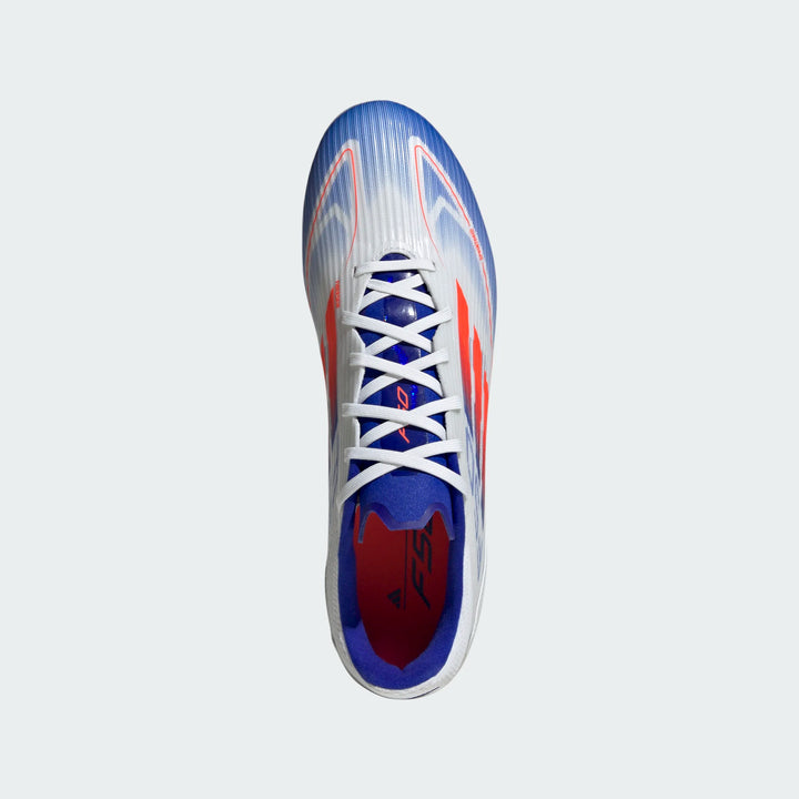 adidas F50 League Boots FG- White/Red/Blue