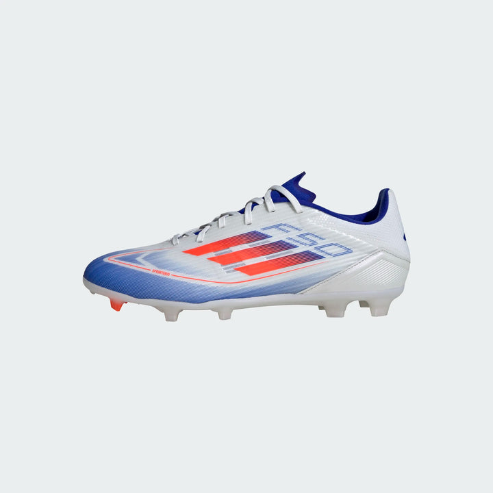 adidas F50 League Boots FG- White/Red/Blue