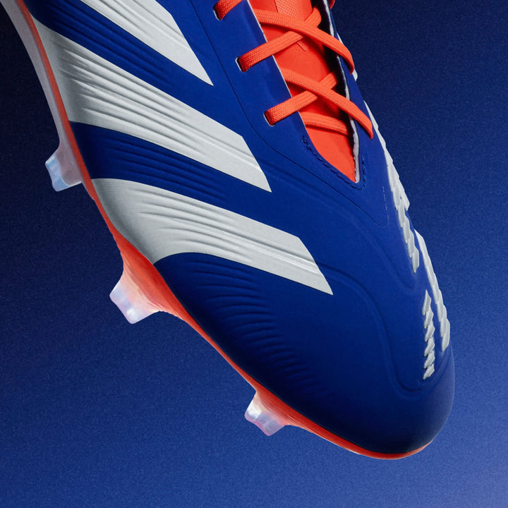 adidas Predator Elite FG Boots- Blue/White/Red