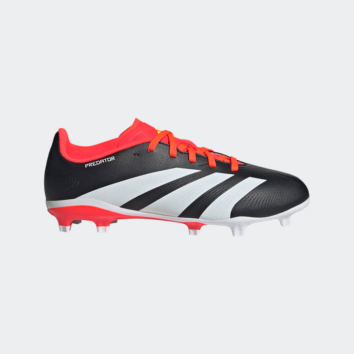 adidas Predator League FG Boots- JUNIOR- Black/White/Red