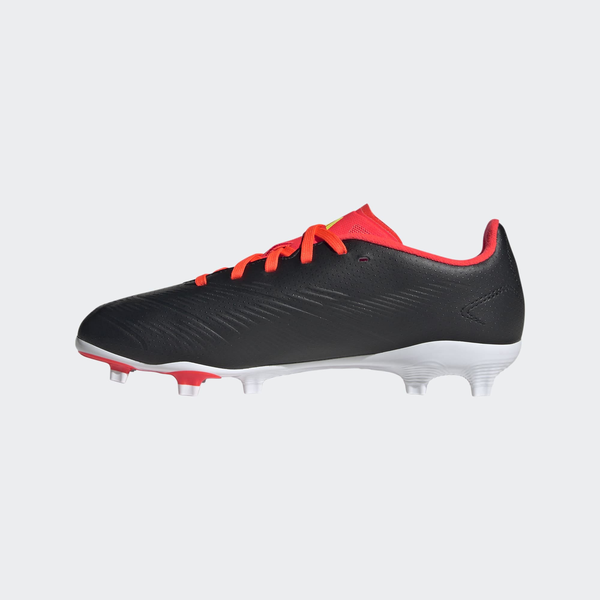 adidas Predator FG サッカーシューズ ホワイトレッドブラック adidas Predator League FG Boots- Black/White/Red- JUNIOR – Soccer