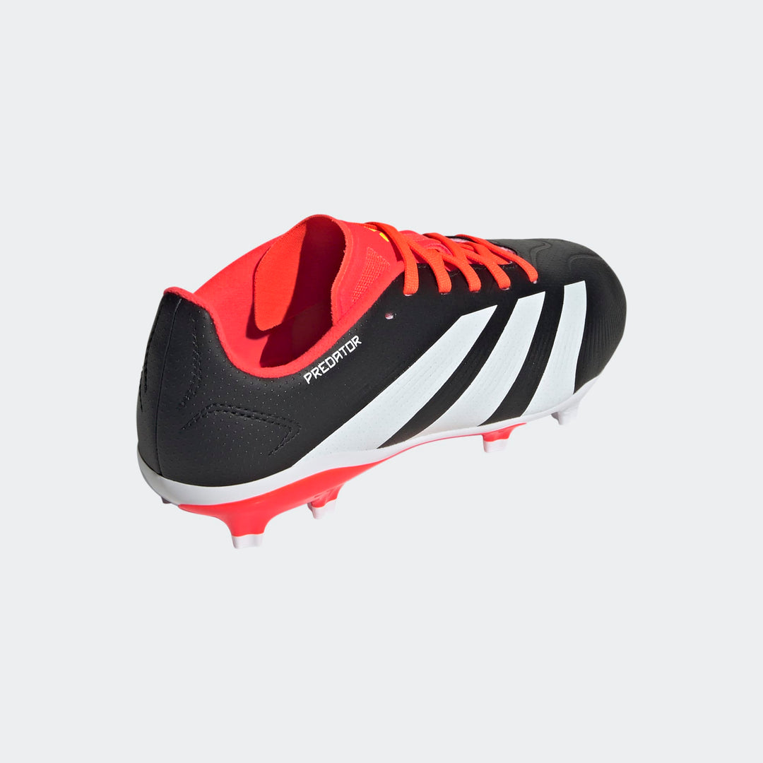 adidas Predator League FG Boots- JUNIOR- Black/White/Red