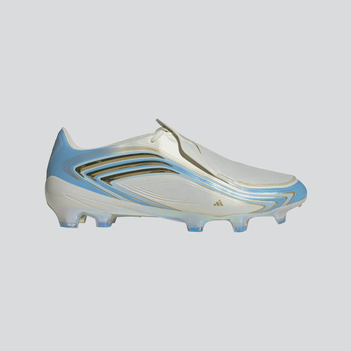 adidas MESSI F50 Elite FG Boots- White/Sky/Gold