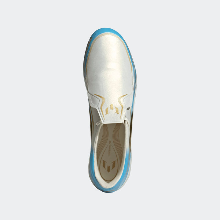 adidas MESSI F50 Elite FG Boots- White/Sky/Gold