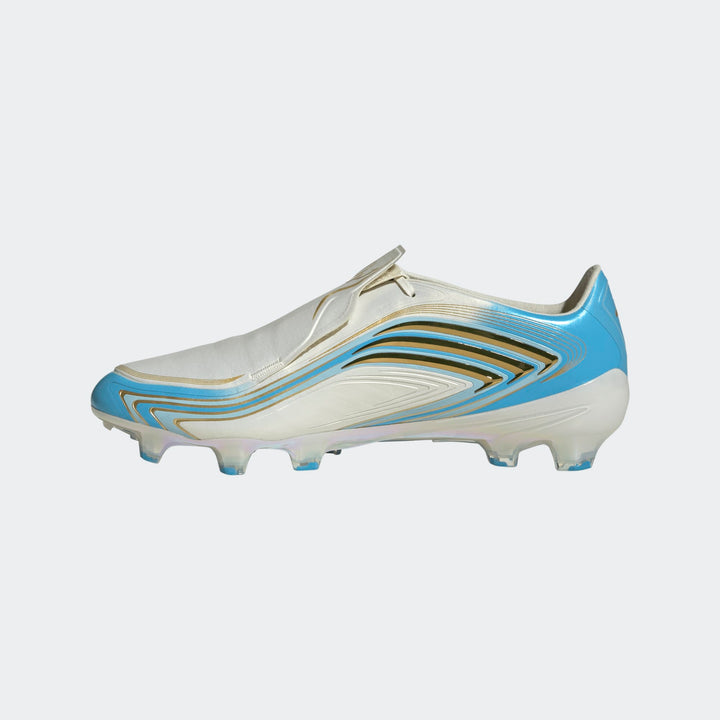 adidas MESSI F50 Elite FG Boots- White/Sky/Gold