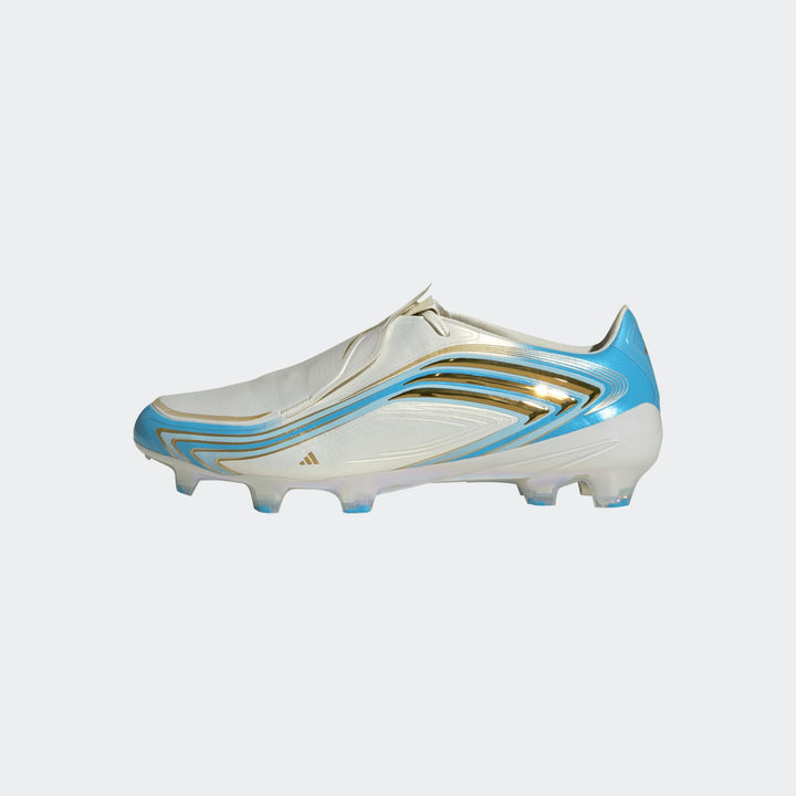 adidas MESSI F50 Elite FG Boots- White/Sky/Gold