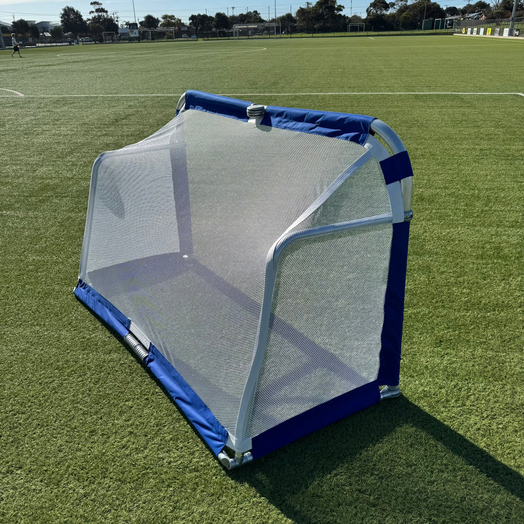 6 x 4 foot Pro Aluminium Folding Goal- Royal
