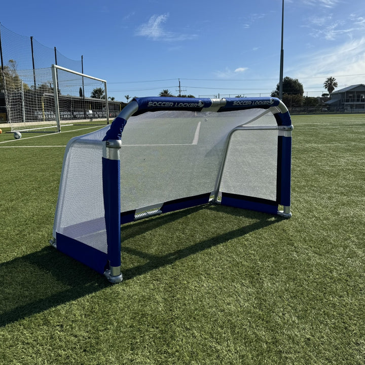 5 x 3 foot Pro Aluminium Folding Goal- Royal