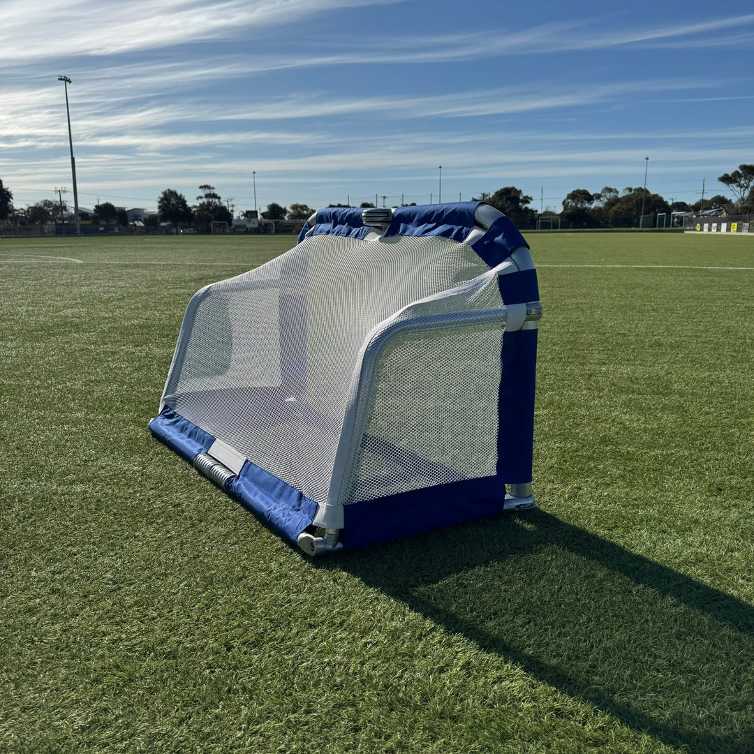 4 x 2.5 foot Pro Aluminium Folding Goal- Royal