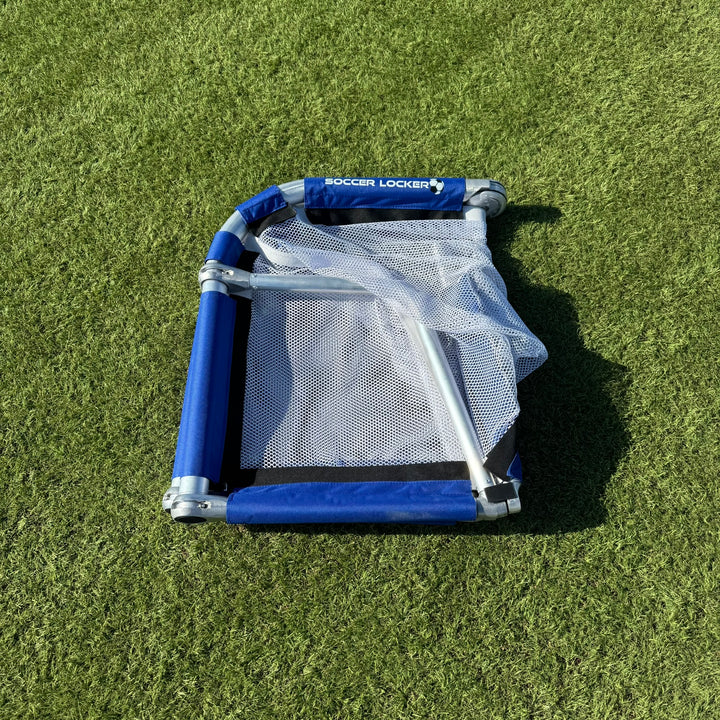 4 x 2.5 foot Pro Aluminium Folding Goal- Royal