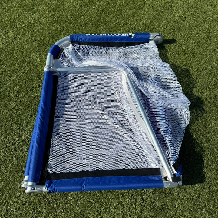 6 x 4 foot Pro Aluminium Folding Goal- Royal