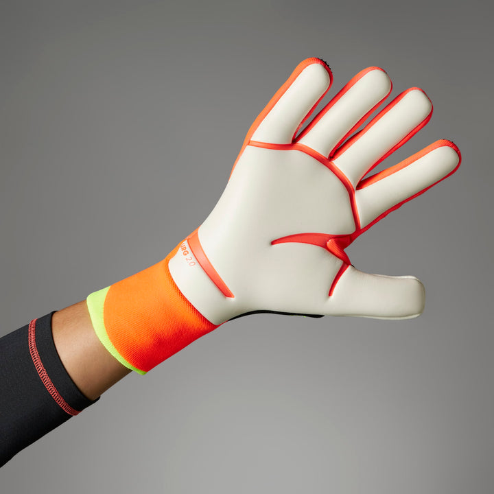 adidas Predator GL Pro Goalkeeper Gloves- Black/Red/Yellow
