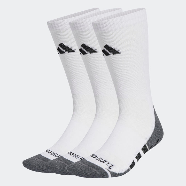adidas CC Crew Socks- White- 3 Pack