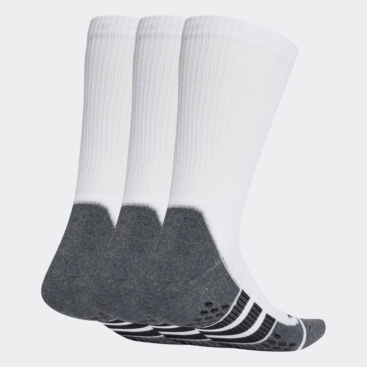 adidas CC Crew Socks- White- 3 Pack