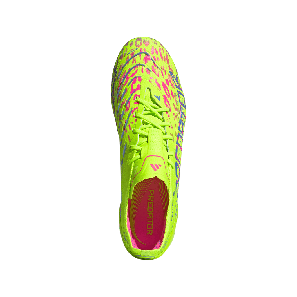 adidas Predator Elite FG Boots- Lemon/Pink/Blue