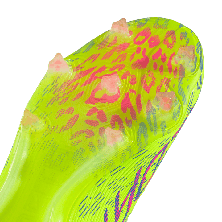 adidas Predator Elite FG Boots- Lemon/Pink/Blue