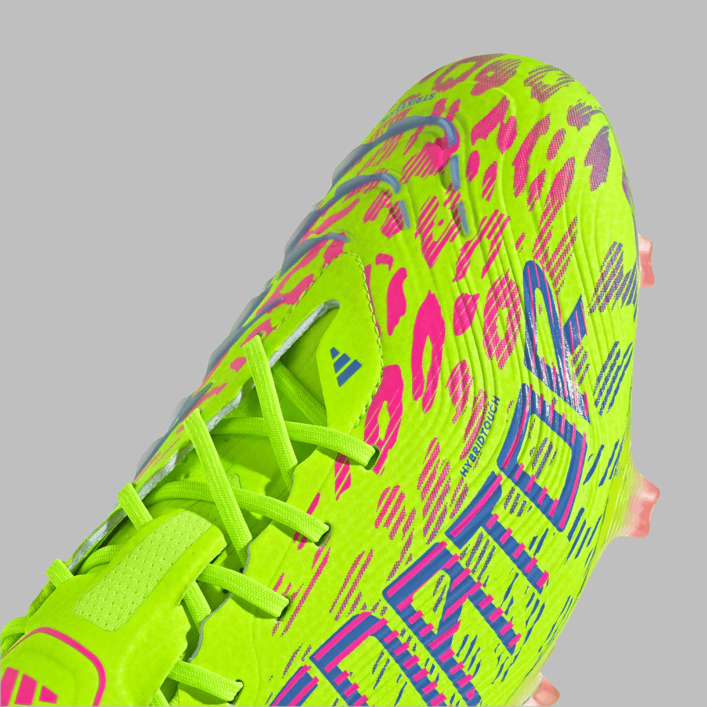 adidas Predator Elite FG Boots- Lemon/Pink/Blue