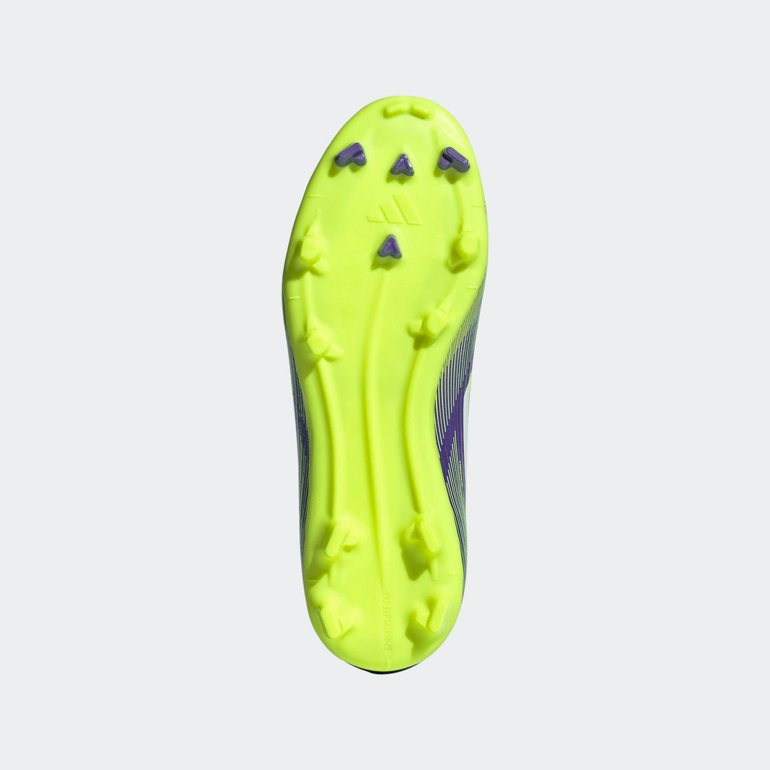 adidas F50 League FG/MG Boots- JUNIOR- Purple/White/Lemon