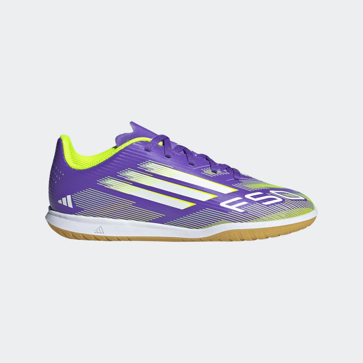 adidas F50 Club Indoor Boots- Purple- JUNIOR
