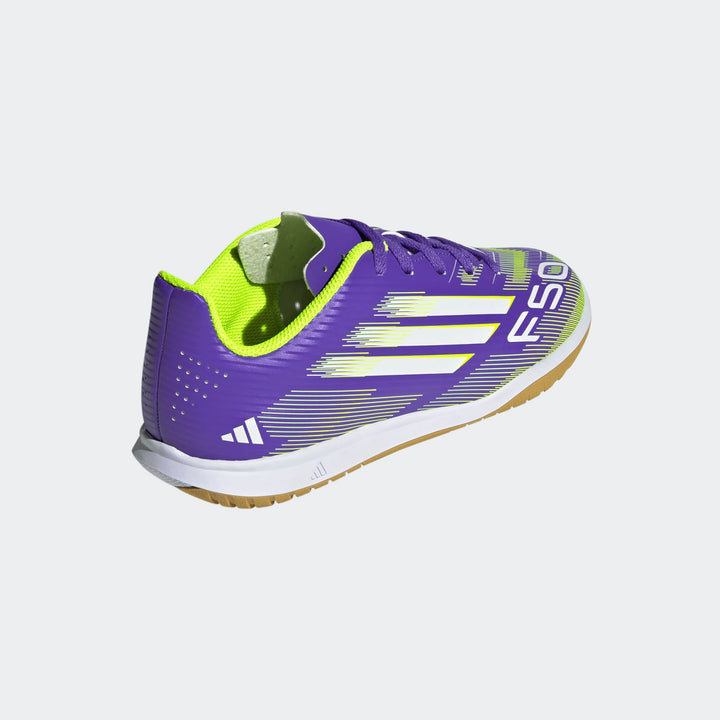 adidas F50 Club Indoor Boots- Purple- JUNIOR