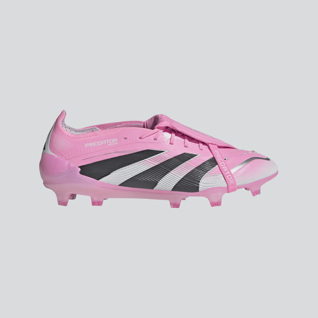 adidas Predator Elite FT FG Boots- Pink/Black/White- BECKHAM
