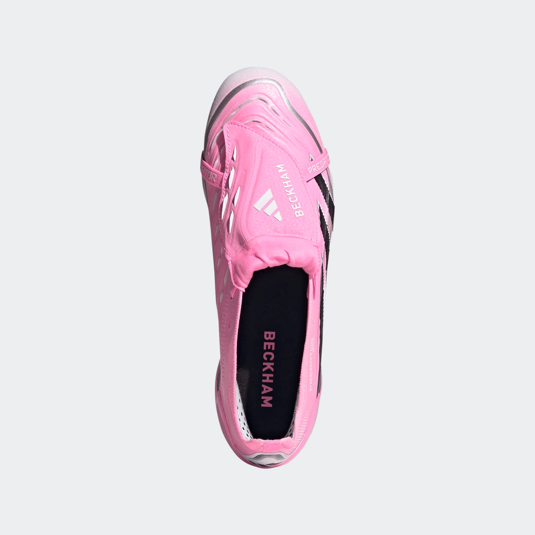 adidas Predator Elite FT FG Boots- Pink/Black/White- BECKHAM