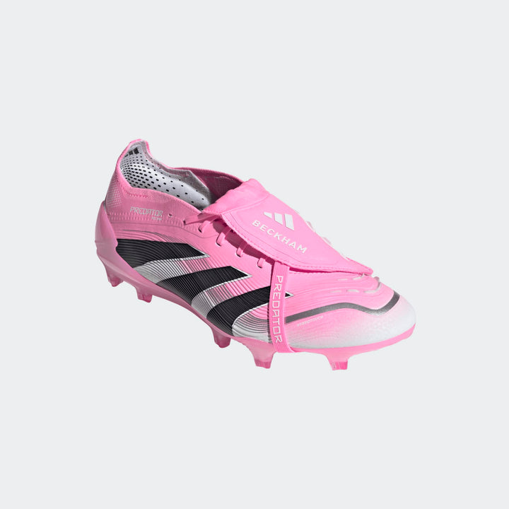 adidas Predator Elite FT FG Boots- Pink/Black/White- BECKHAM
