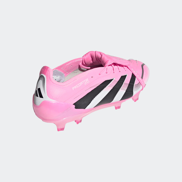 adidas Predator Elite FT FG Boots- Pink/Black/White- BECKHAM