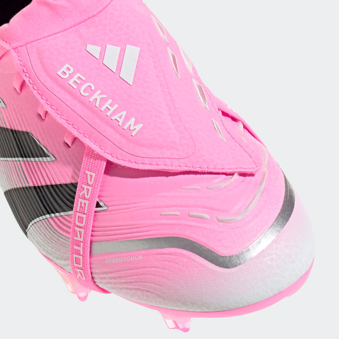 adidas Predator Elite FT FG Boots- Pink/Black/White- BECKHAM