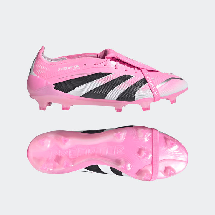 adidas Predator Elite FT FG Boots- Pink/Black/White- BECKHAM