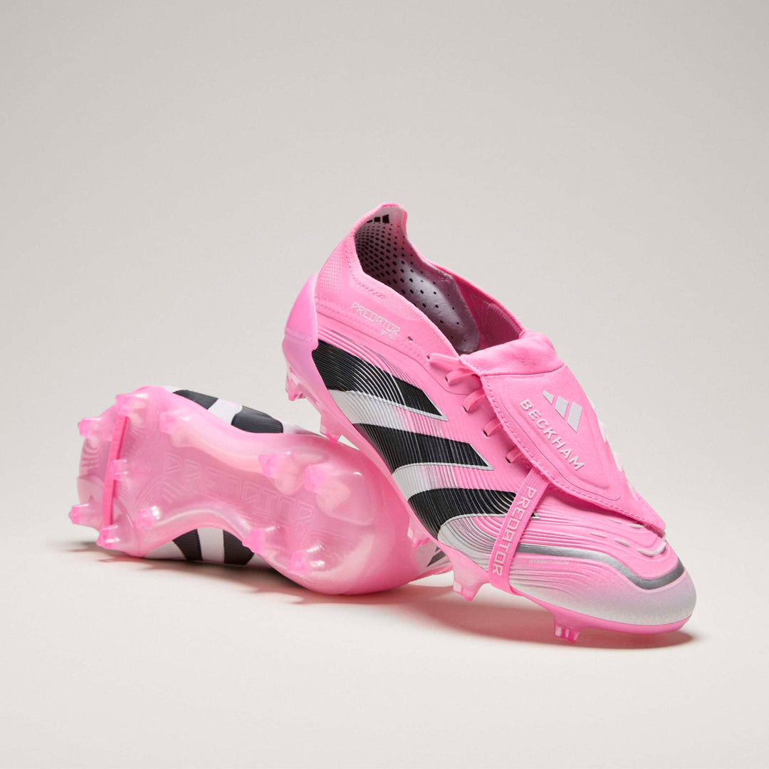 adidas Predator Elite FT FG Boots- Pink/Black/White- BECKHAM