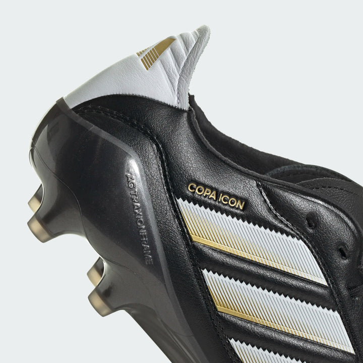 adidas Copa Icon II FG/AG Boots- Black/White/Gold