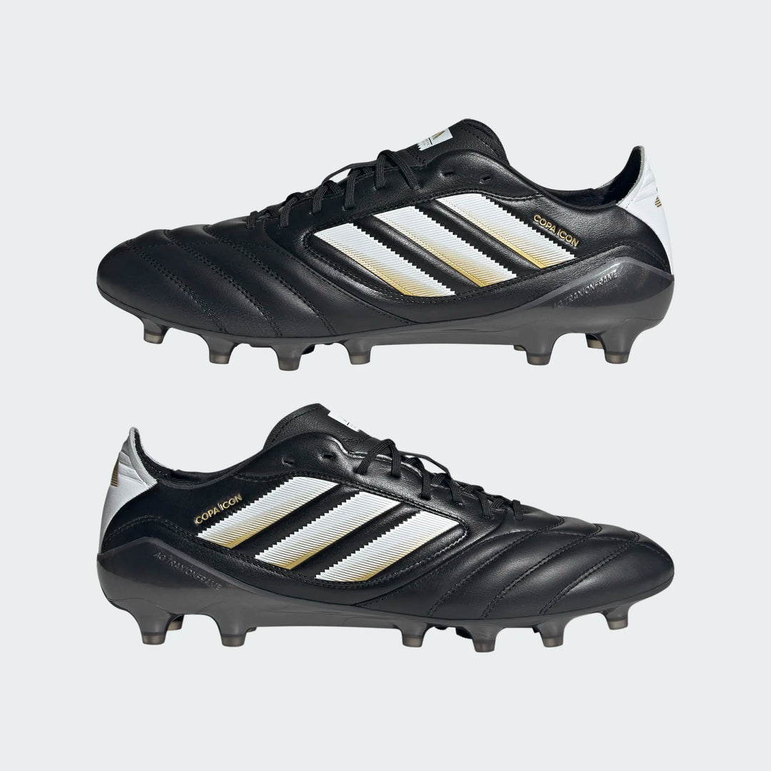 adidas Copa Icon II FG/AG Boots- Black/White/Gold