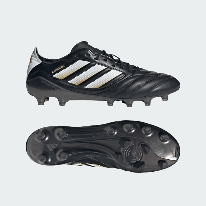 adidas Copa Icon II FG/AG Boots- Black/White/Gold