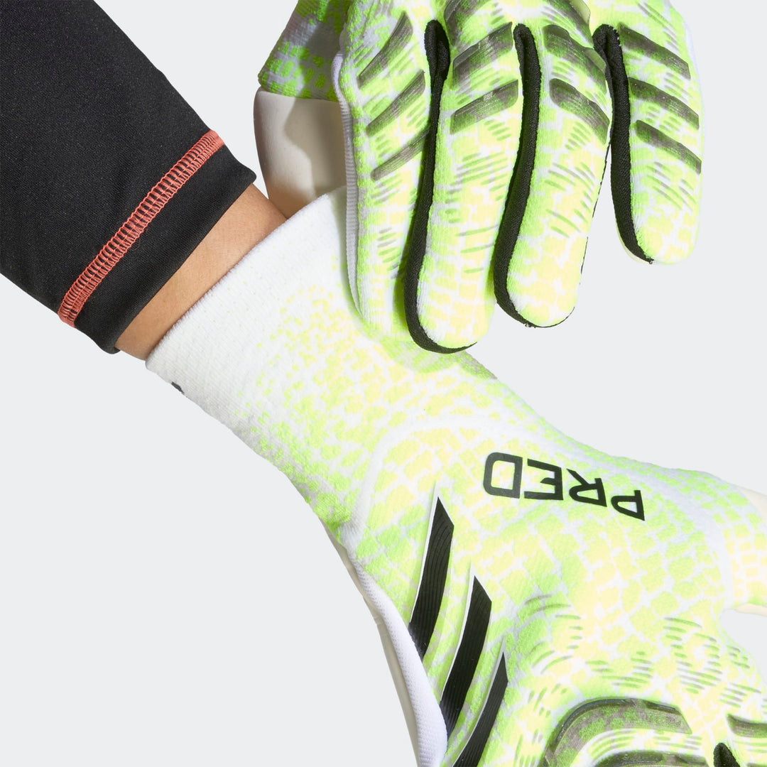adidas Predator GL Pro Goalkeeper Gloves- Lemon/White/Black