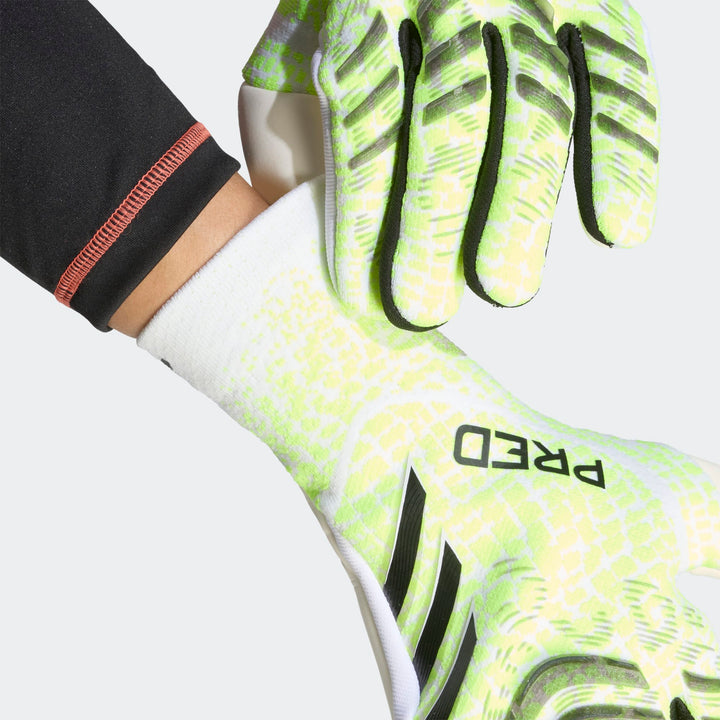 adidas Predator GL Pro Goalkeeper Gloves- Lemon/White/Black