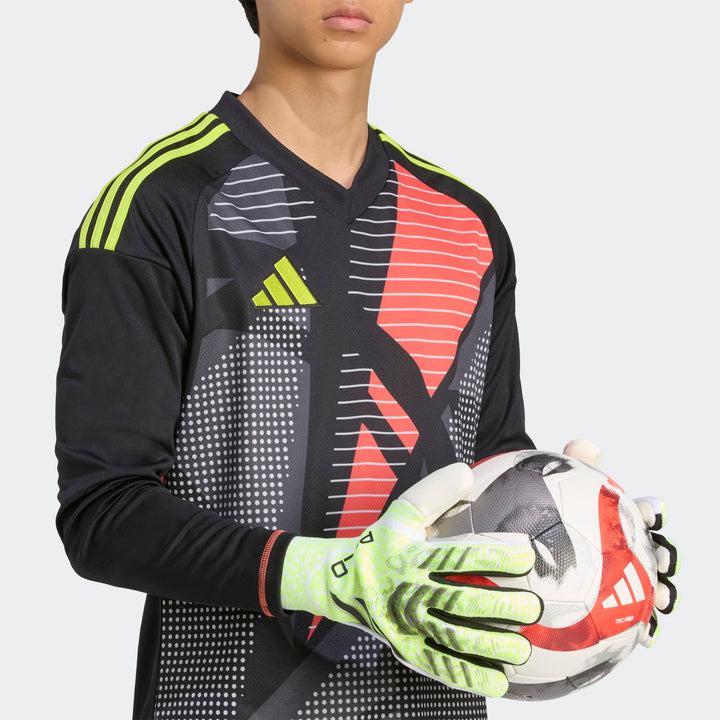 adidas Predator GL Pro Goalkeeper Gloves- Lemon/White/Black