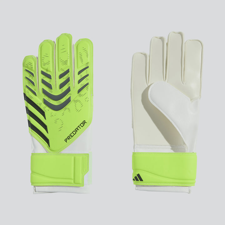 adidas Predator GL Training Goalkeeper Gloves- JUNIOR- Lemon/Black