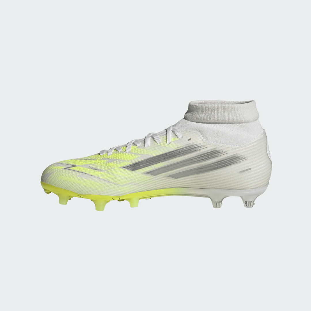 adidas F50 Sparkfusion League FG/AG Boots- White/Lemon - WOMENS