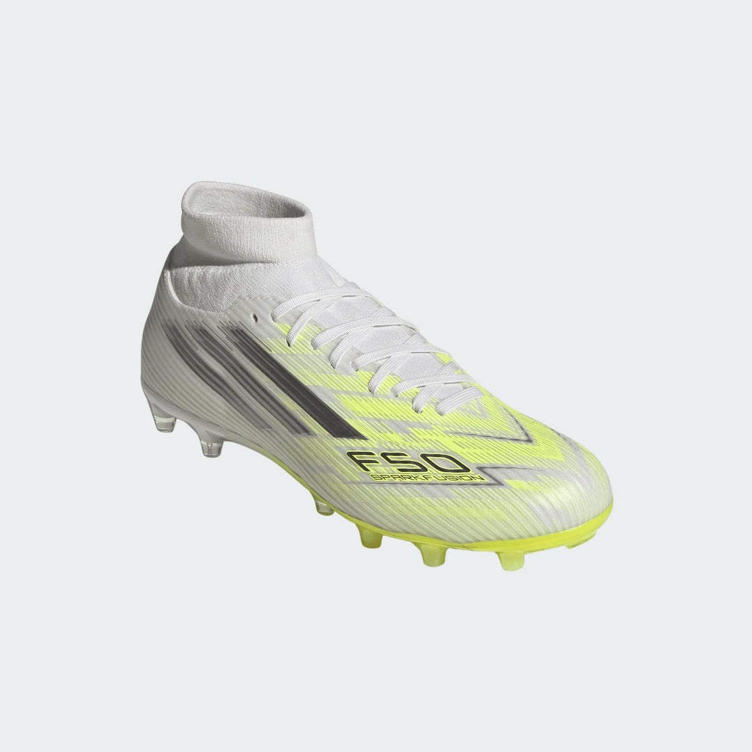adidas F50 Sparkfusion League FG/AG Boots- White/Lemon - WOMENS