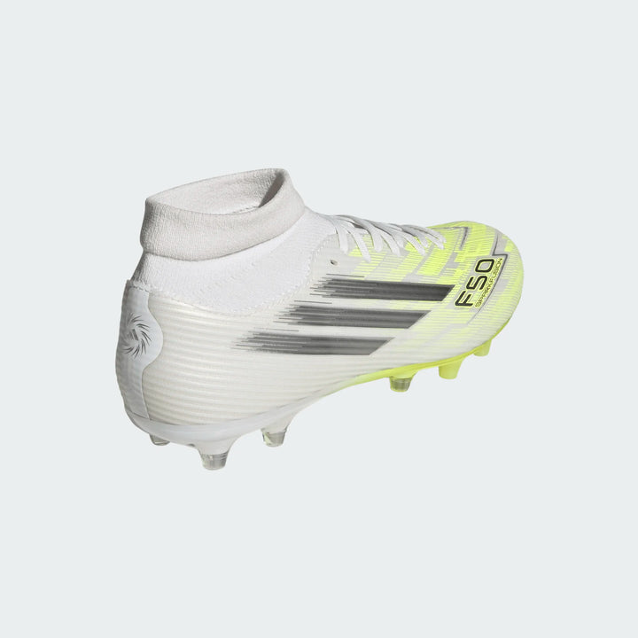 adidas F50 Sparkfusion League FG/AG Boots- White/Lemon - WOMENS