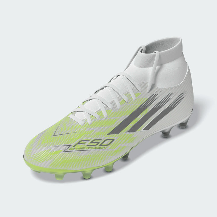adidas F50 Sparkfusion League FG/AG Boots- White/Lemon - WOMENS