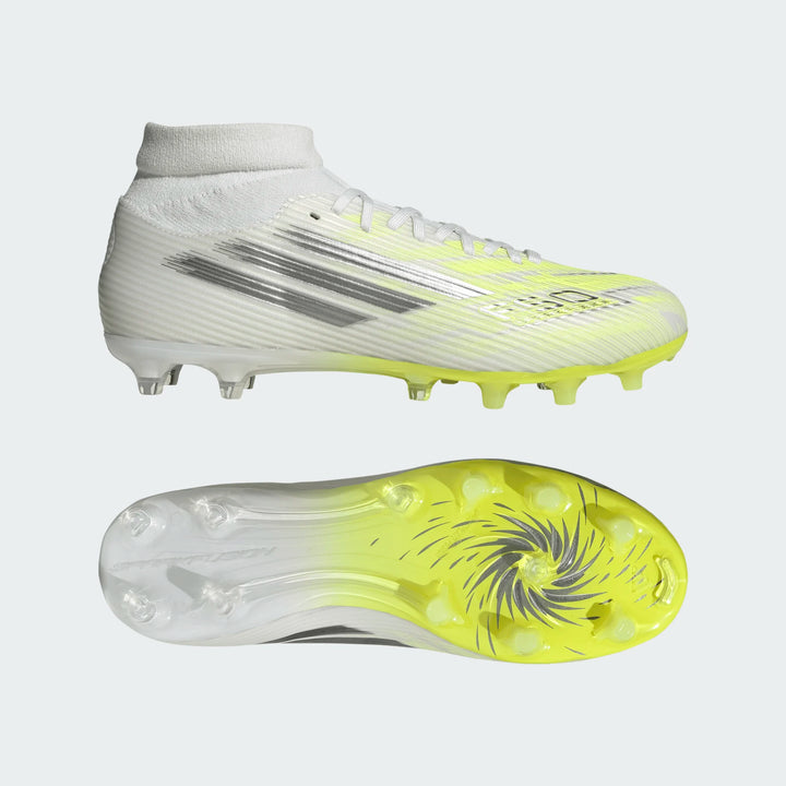 adidas F50 Sparkfusion League FG/AG Boots- White/Lemon - WOMENS