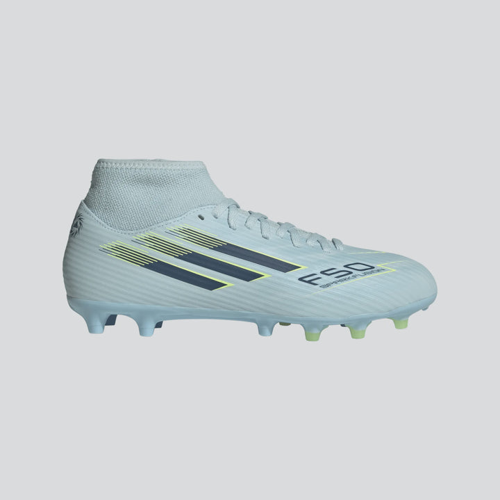 adidas F50 Sparkfusion League FG/AG Boots- Blue/Navy/Yellow - WOMENS