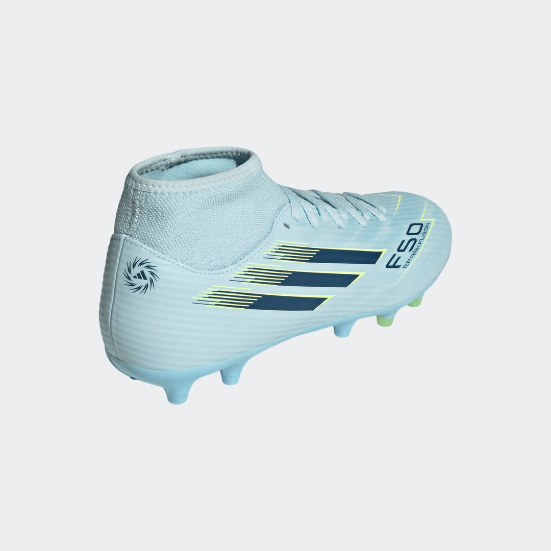 adidas F50 Sparkfusion League FG/AG Boots- Blue/Navy/Yellow - WOMENS