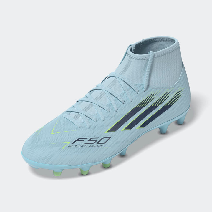 adidas F50 Sparkfusion League FG/AG Boots- Blue/Navy/Yellow - WOMENS